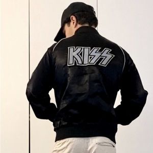 KISS VINTAGE CASABLANCA PROMOTIONAL BOMBER JACKET 1970'S AUCOIN